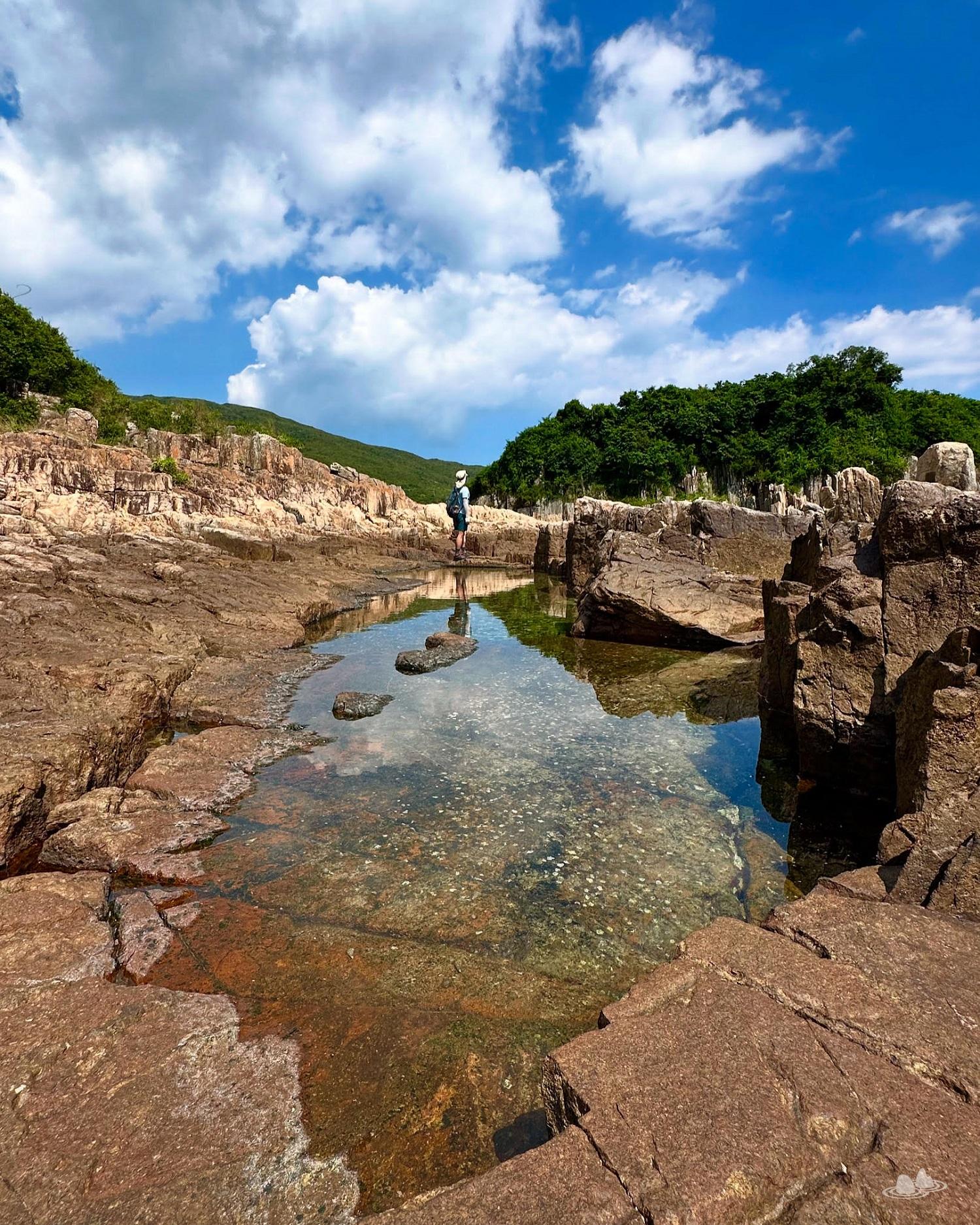 西貢萬宜路>北丫>北丫碼頭>田仔灣>鉗蟲尾>田仔窩>北丫碼頭>糧船灣天后廟>東丫