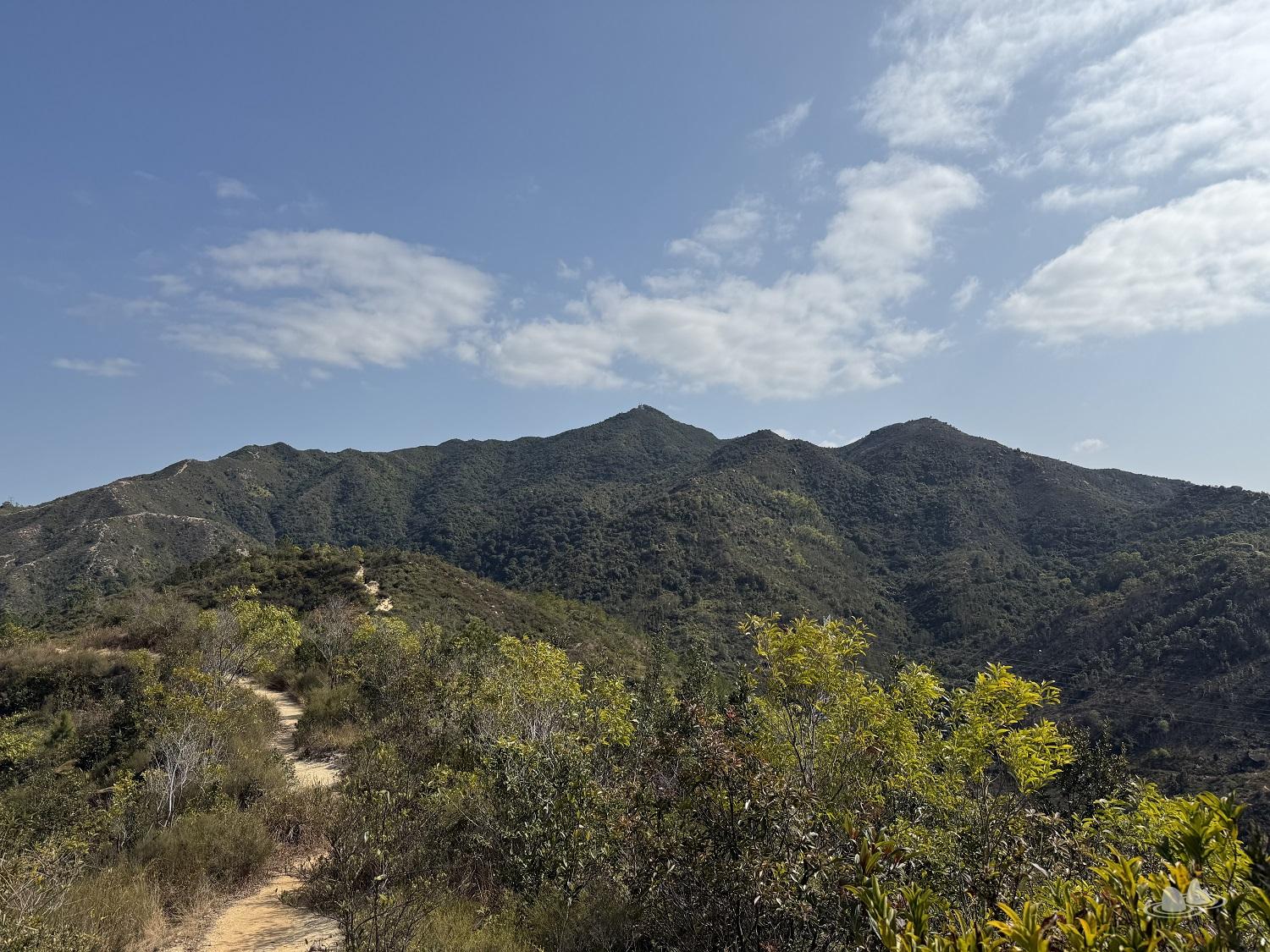 青山公路—青山灣段>麥理浩徑第10段>屯門徑第1段>觀音山>屯門徑第2段>虎地郊遊徑>行者池>藍地水塘>翠福路>福亨村路>藍地大街